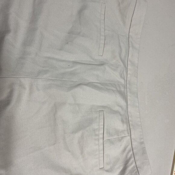 Calvin Klein Straight Pants Stretch Flat Front Women Brown Polyester Blend Sz 12 - Picture 6 of 8